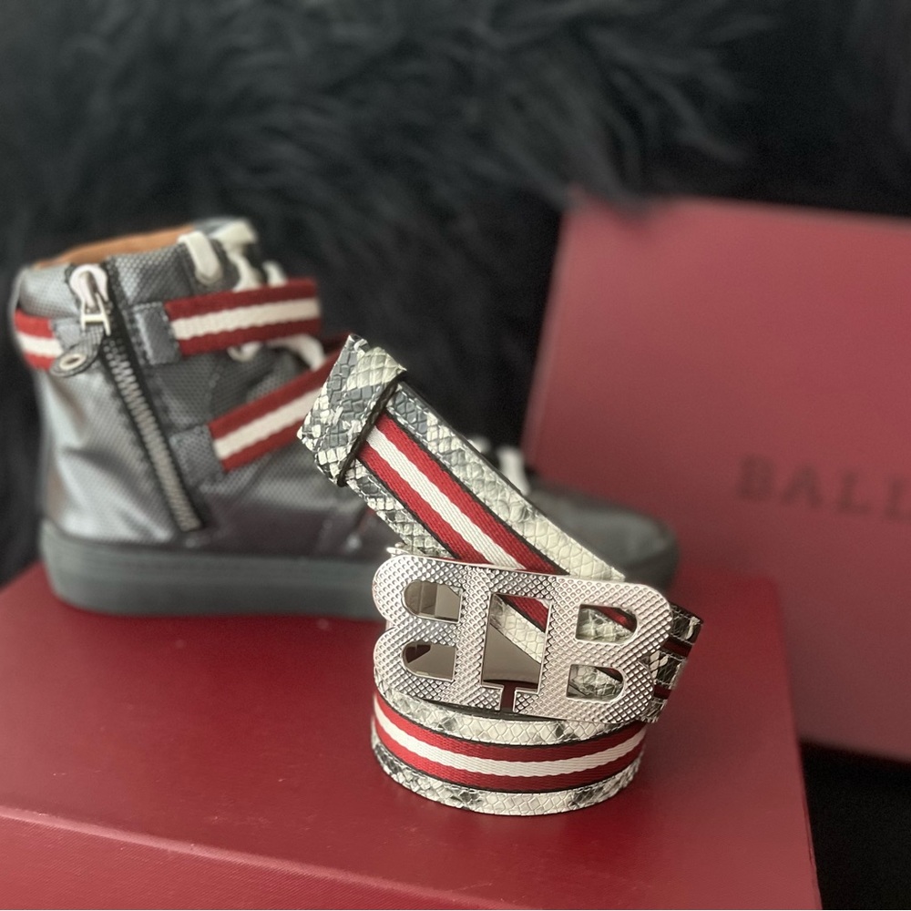 Shoes and the Bally belt